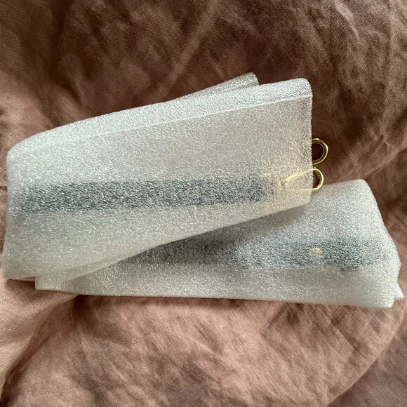 LIKE NEW Sara Battaglia Plisse Tote Bag - Picture 7 of 9